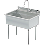 UTILITY SINK 36 X 24 W / PULL DOWN SPRAYER 